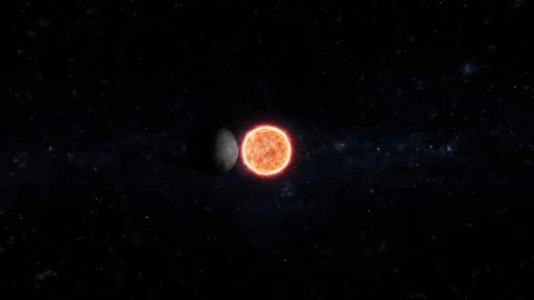 Solar Eclipse. The Moon Covers the Sun.  Lunar Alignment. Video stock 292675410