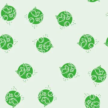 Solar eclipse navigation geographical glyph seamless pattern 스톡 일러스트