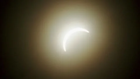 Solar Eclipse Near Totality Stock Footage 271394130