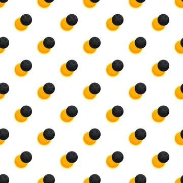 Solar eclipse pattern showing sun and moon Illustrazione stock