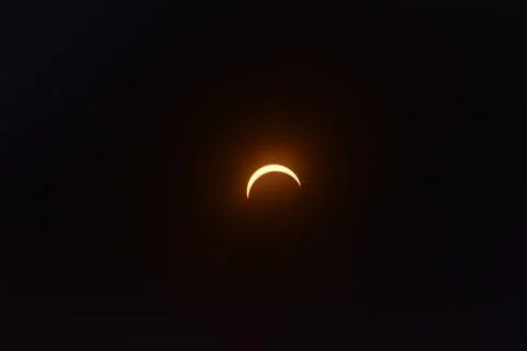 Solar eclipse Stockfoto's