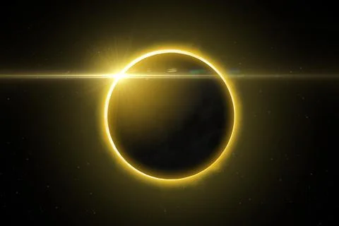 Solar eclipse. Stock Photos