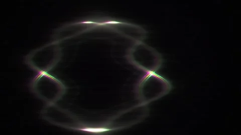 Solar Eclipse with Rainbow Effects. Stock Footage 334344959