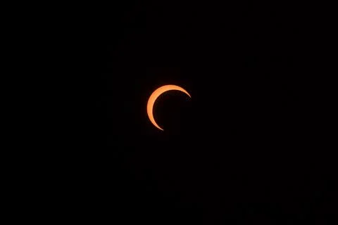 Solar eclipse in Rapa Nui, Chile - 02 Oct 2024 Stock Photos