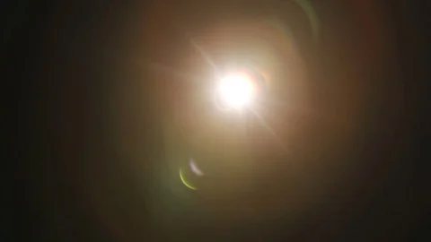 Solar eclipse real lens flare from Wyoming Stock Footage 82188031