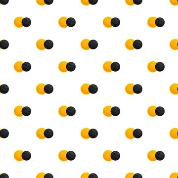 Solar eclipse seamless pattern with moon covering sun 스톡 일러스트