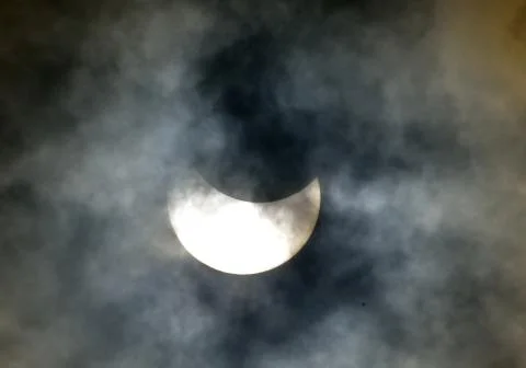 Solar eclipse  sky Stock Photos