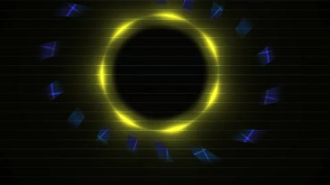 Solar Eclipse with Stars in Space. Stock Footage 337495364