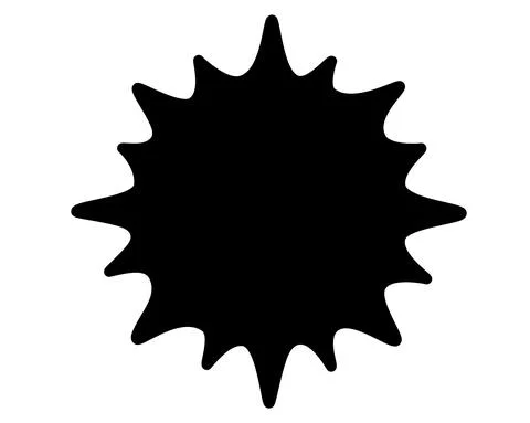 Solar eclipse, sun - picture for a logo or pictogram. Eclipse picture for sign Stock Illustration