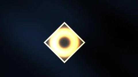Solar eclipse through a diamond shape. Stock Footage 334687730