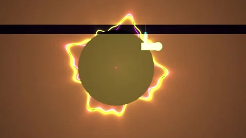 Solar eclipse through a telescope lens. Stock Footage 337517792