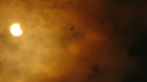 Solar Eclipse Time lapse HD Stock Footage 340054