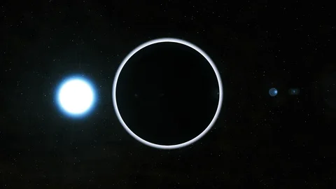 A solar eclipse time-lapse video created using aftereffects. The solar Stock Footage 96748510