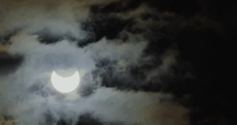 Solar Eclipse timelapse Stock Footage 254306333