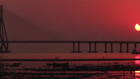 Solar Eclipse timelapse Mumbai, India. Stock Footage 219873361