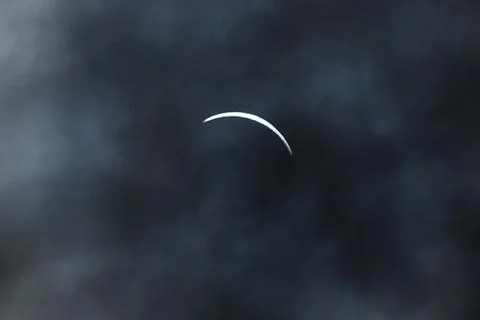 Solar eclipse in Toronto Stock Photos