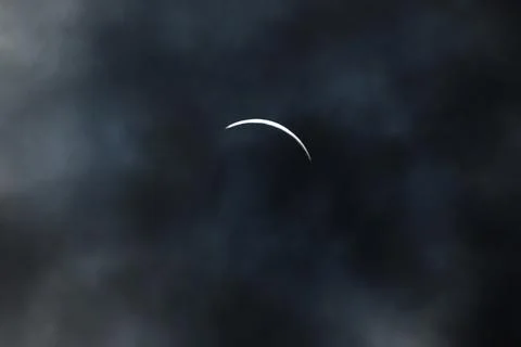 Solar eclipse in Toronto Stock Photos