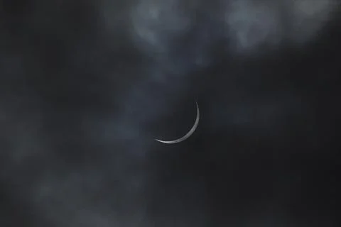 Solar eclipse in Toronto Stock Photos