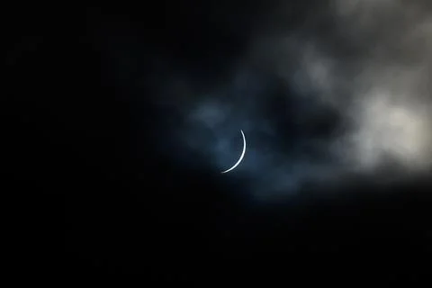 Solar eclipse in Toronto Stock Photos