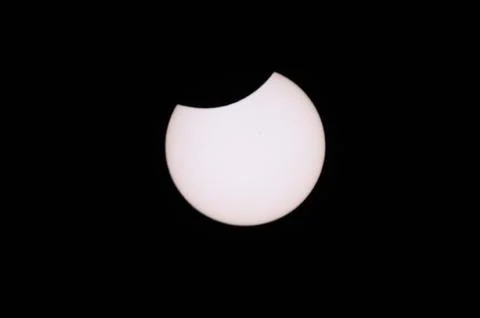 Solar eclipse in Toronto Stock Photos