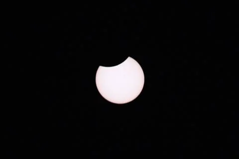 Solar eclipse in Toronto Stock Photos