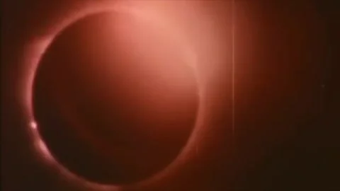 Solar Eclipse | Total Eclipse of The Sun vintage footage Stock Footage 288966144