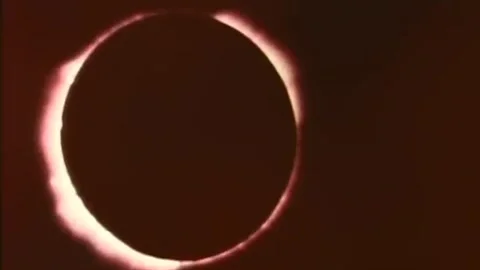 Solar Eclipse | Total Eclipse of The Sun Star Stock Footage 288966273