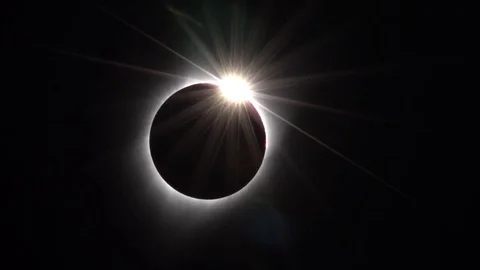 Solar Eclipse Totality 4k Stock Footage