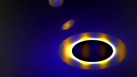 Solar eclipse with vibrant colors and abstract background. Stock Footage 337495370