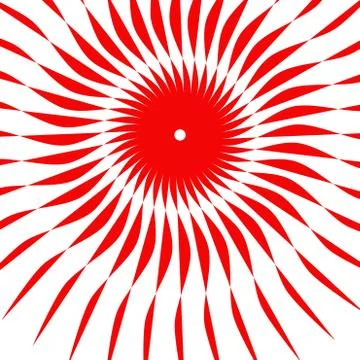 Solar energy. Abstract vector illustration depicting a bright re Stock Illustration