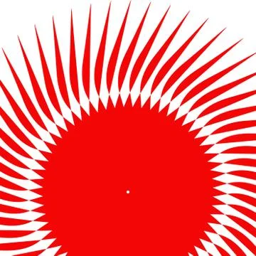 Solar energy. Abstract vector illustration depicting a bright re Stock Illustration