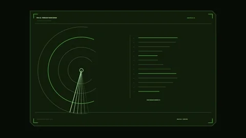Solar Energy Analytics HUD Dashboard Seamless Loop Stock Footage 342053802