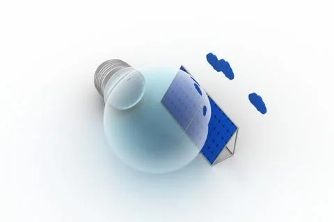 Solar energy concept Free Stock Illustration