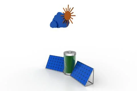 Solar energy concept Free Stock Illustration