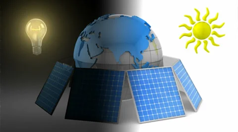 Solar Energy Video stock 32738566