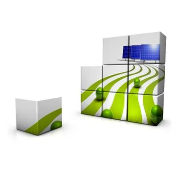 Solar energy Stock Illustration