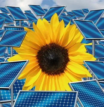 Solar energy Stock Illustration