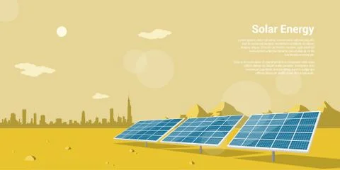 Solar energy Stock Illustration
