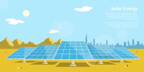 Solar energy Stock Illustration