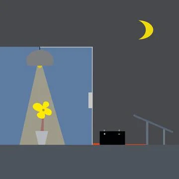 Solar energy Stock Illustration