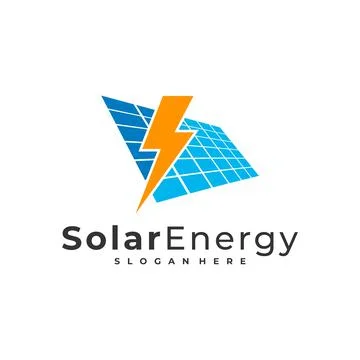 Solar energy logo vector template, Creative Solar panel energy logo design co Stock Illustration