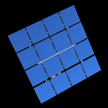 Solar energy panel 3d Stock Illustration