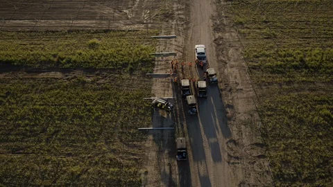 SOLAR ENERGY PANEL CIRCLE OF CONSTRUCTION WORKERS MEETING Stock Footage 111485821