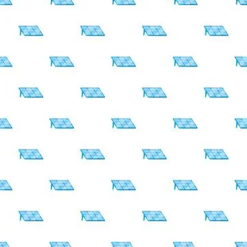 Solar energy panel creating seamless pattern background 스톡 일러스트