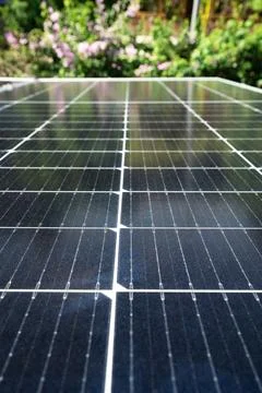 Solar energy panel generator Stock Photos