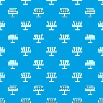 Solar energy panel pattern seamless blue 스톡 일러스트