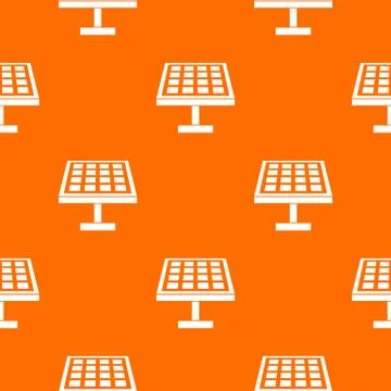 Solar energy panel pattern seamless イラスト素材