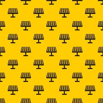Solar energy panel pattern vector イラスト素材