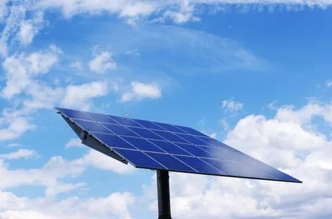 Solar energy panel Stock Photos
