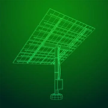 Solar energy panel vector Иллюстрация